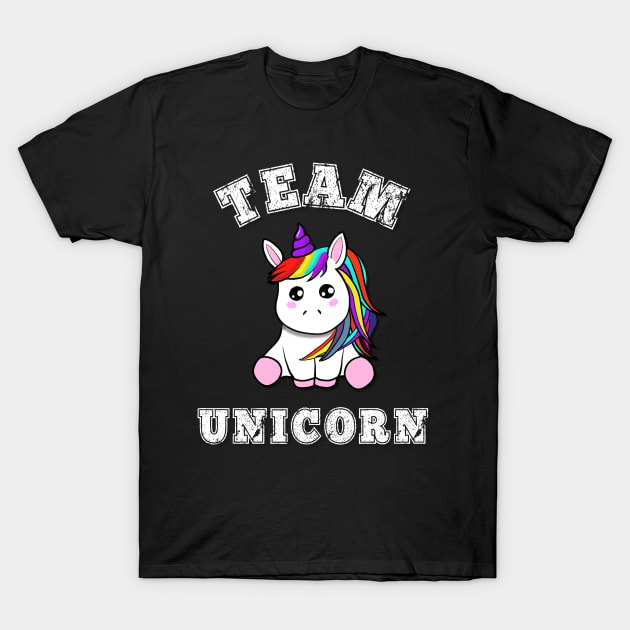 Team Unicorn T-Shirt by gigglycute